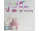 Dinosaurs - To go to sleep wall decals 